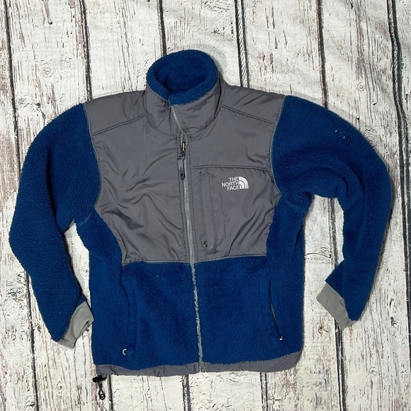 The North Face Summit Series Zip Up Womens Fleece Coat Jacket Blue - Picture 1 of 8